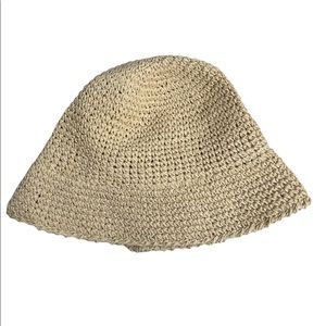 Woven straw/raffia bucket hat